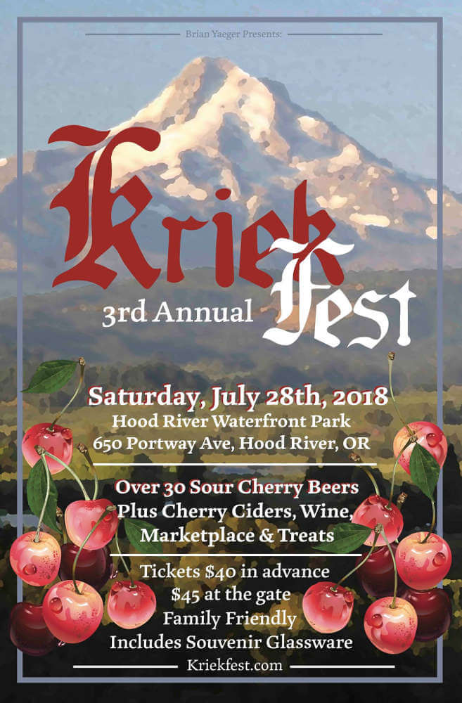 Kriekfest returns: 3rd annual event on July 28