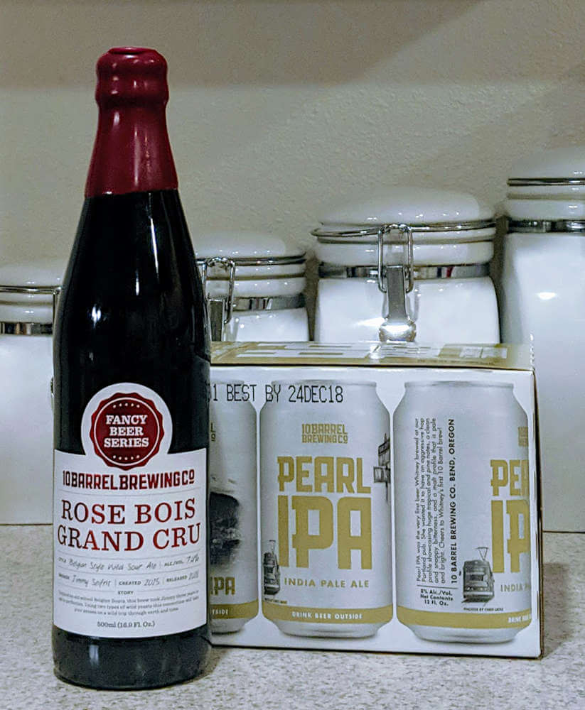 Received: 10 Barrel Rose Bois and Pearl IPA