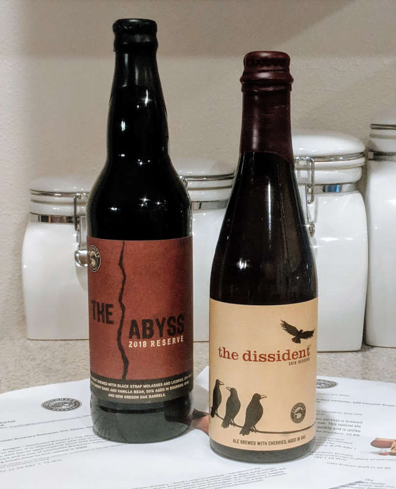 Received: Deschutes The Abyss and The Dissident 2018