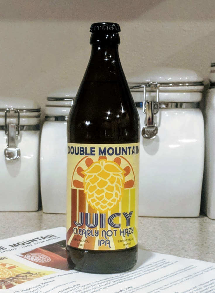 Received: Double Mountain Juicy, Clearly Not Hazy IPA