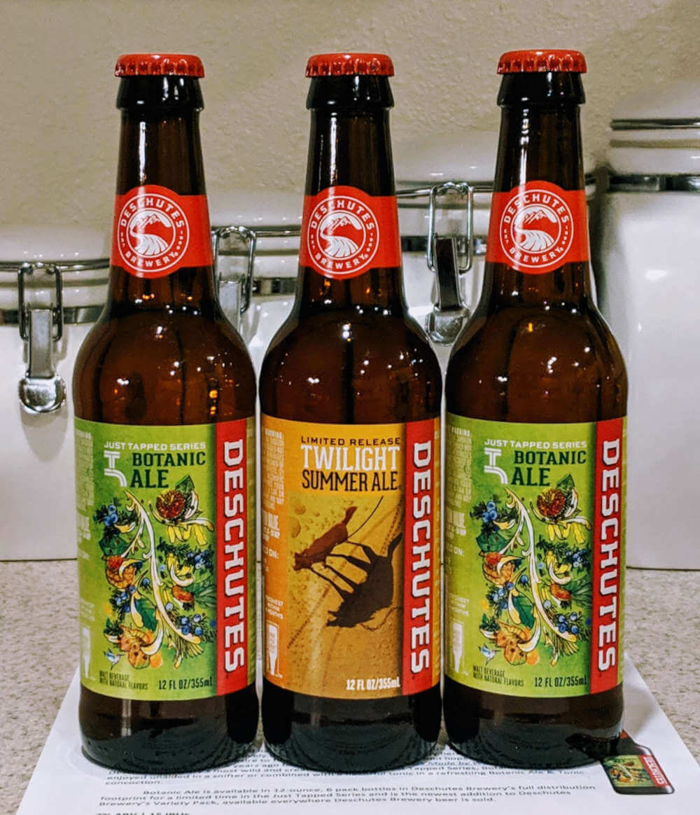 Received: Deschutes Brewery Botanic Ale and Twilight Summer Ale