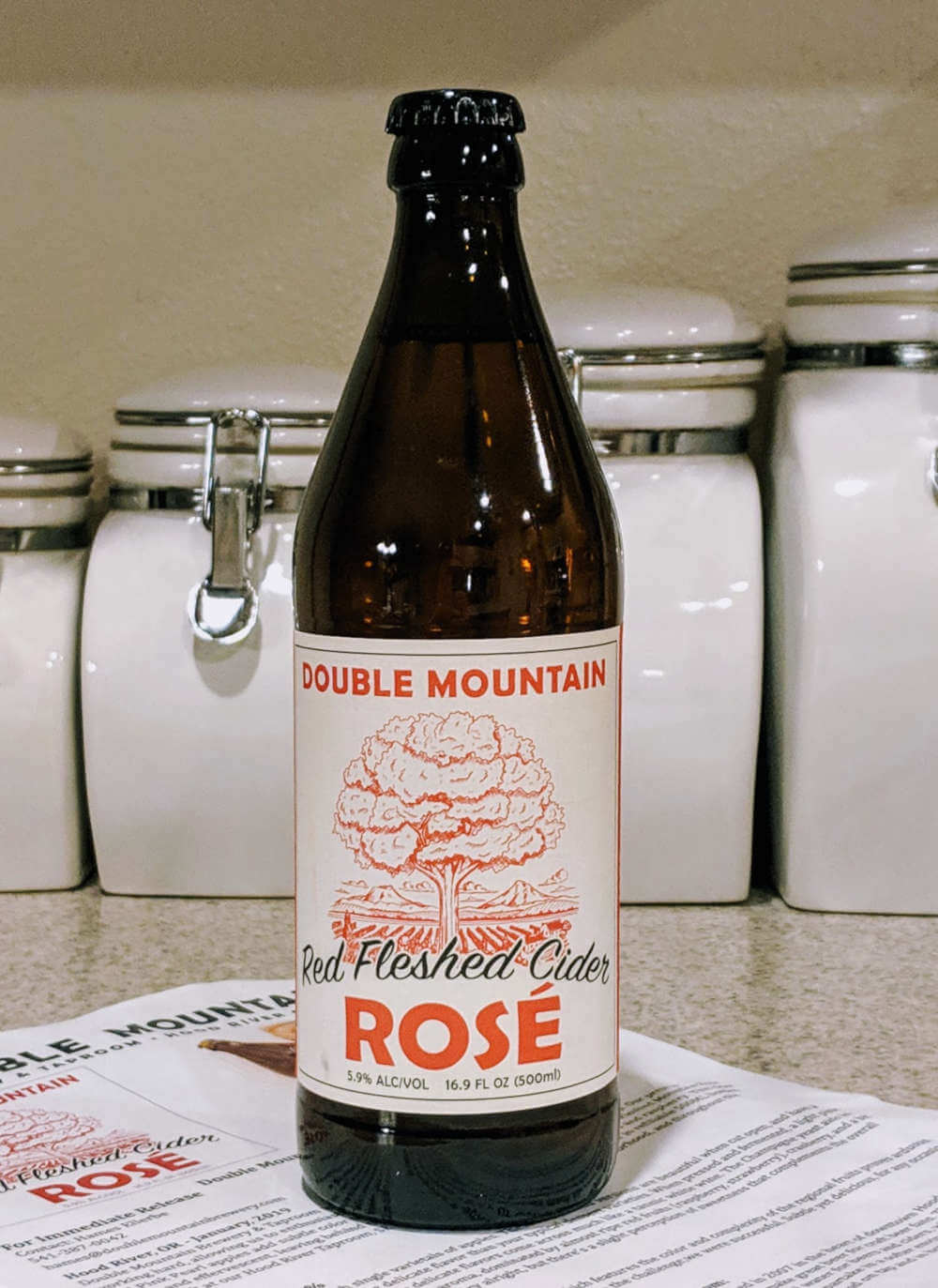 Received: Double Mountain Red Fleshed Rosé Cider