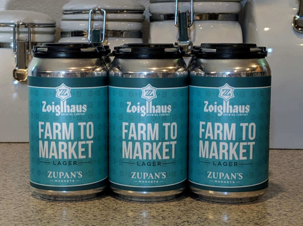 Received: Zupan’s/Zoiglhaus Farm To Market Lager