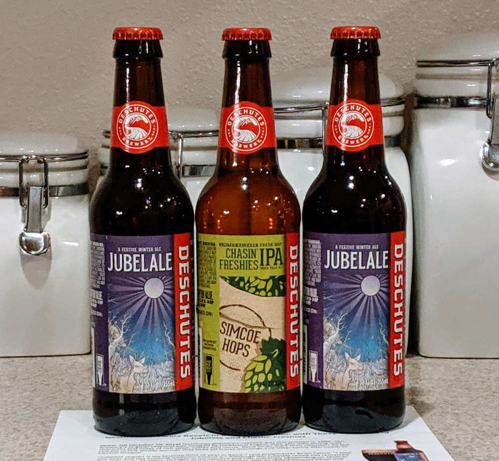 Received: Deschutes Jubelale and Chasin’ Freshies (2019)