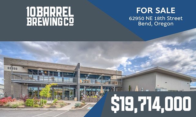 10 Barrel Brewing’s headquarters is for sale