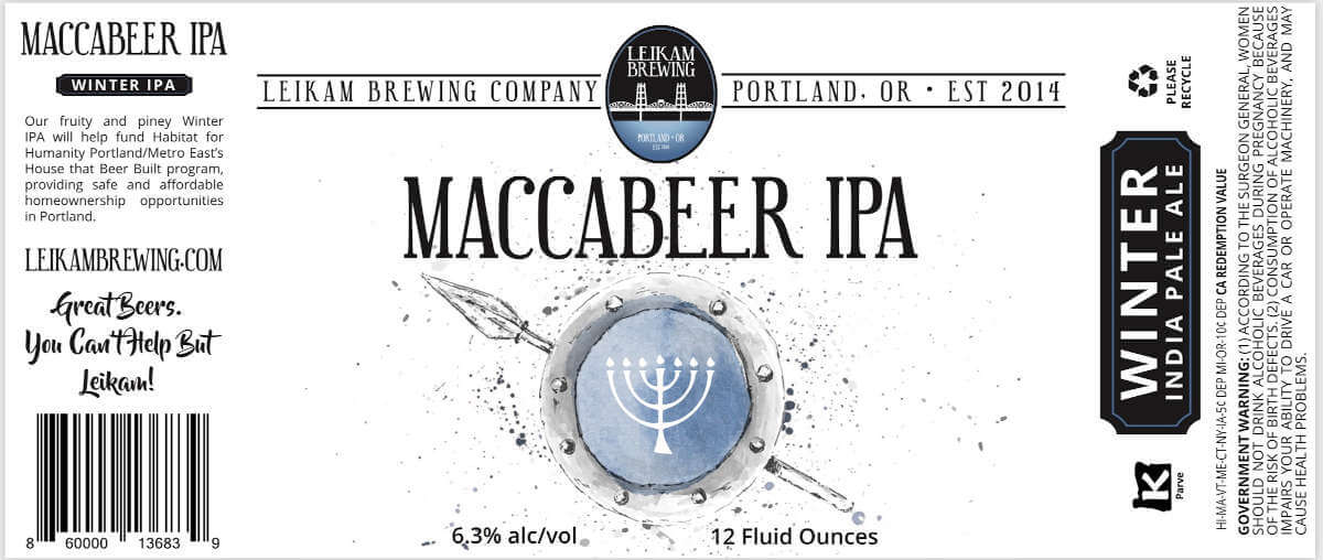 Leikam Brewing releases Maccabeer for Chanukah