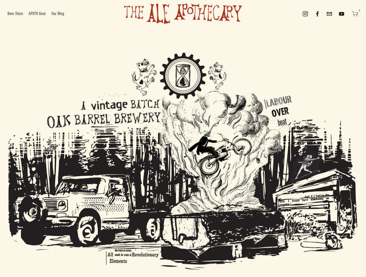The Ale Apothecary has a new website offering online ordering for curbside pickup