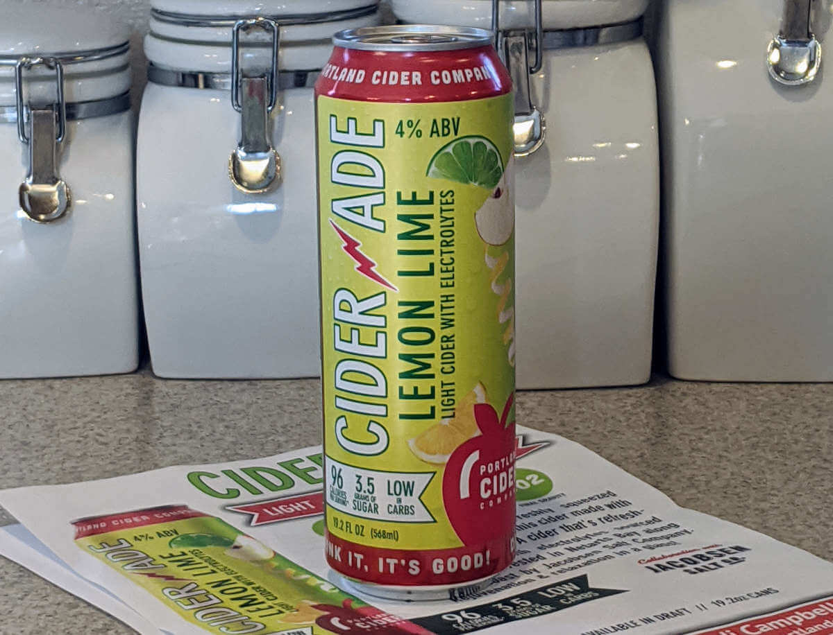 Received: Portland Cider Company Ciderade, lemon lime cider with electrolytes