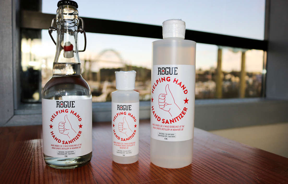Rogue Ales is producing hand sanitizer, partners with Columbia Distributing to meet increased demand