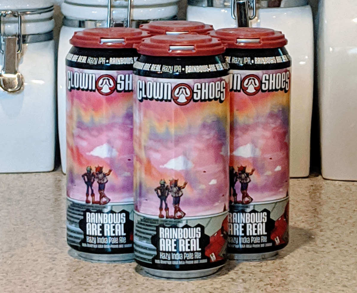 Received: Clown Shoes Rainbows Are Real Hazy IPA