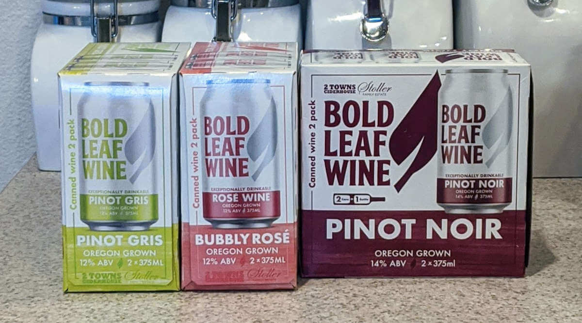 Bold Leaf Wine: Reviewing three canned Willamette Valley wines