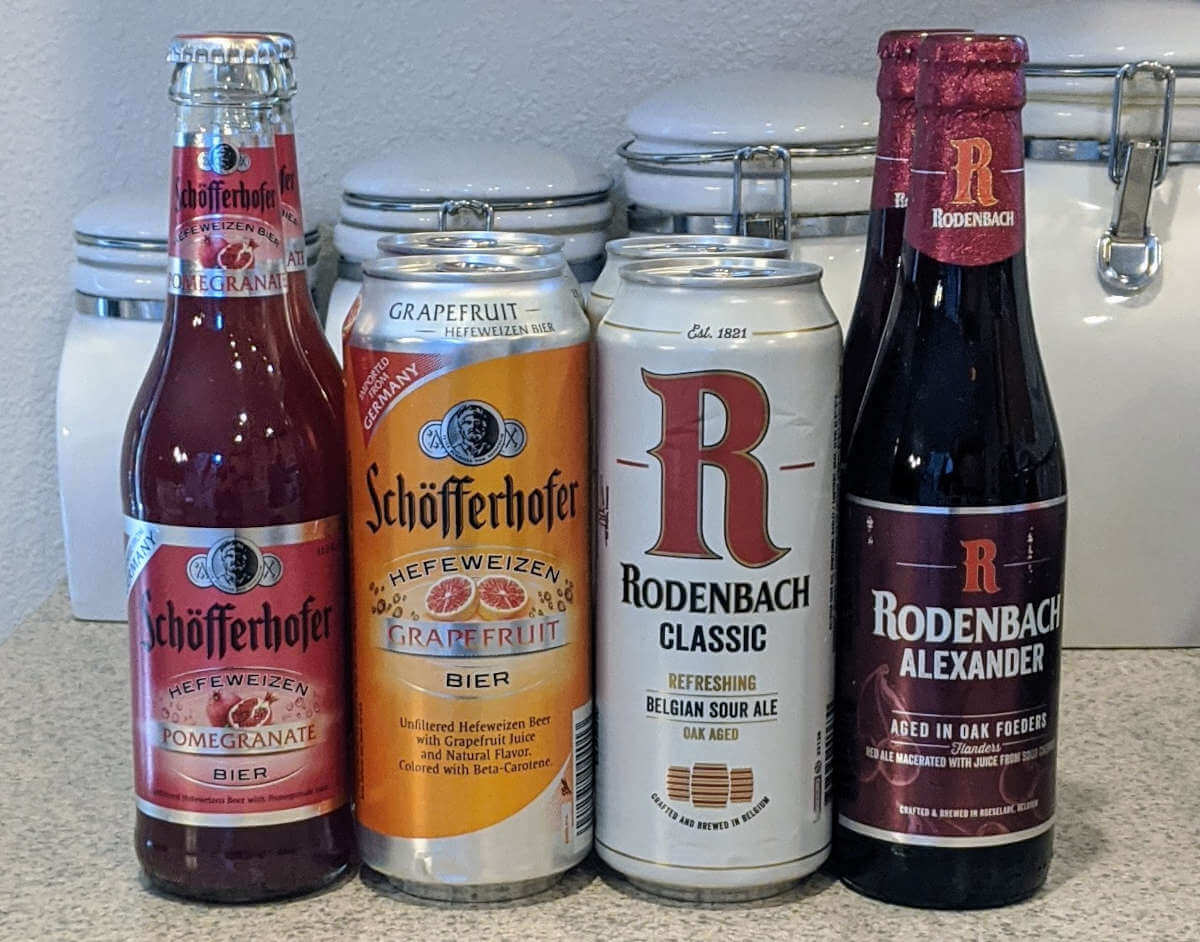 Received: A selection of Schöfferhofer, Rodenbach, Wallenpaupack beers