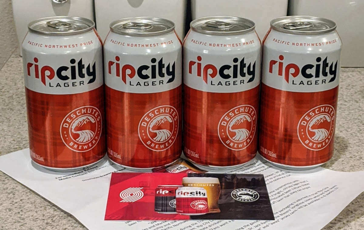 Deschutes Rip City Lager coming to shelves September 1 (received)