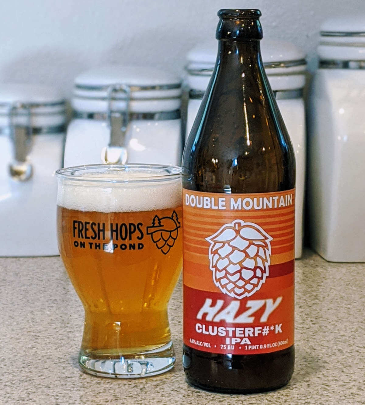 Double Mountain Hazy Clusterf#*k IPA (perfect for these times?)