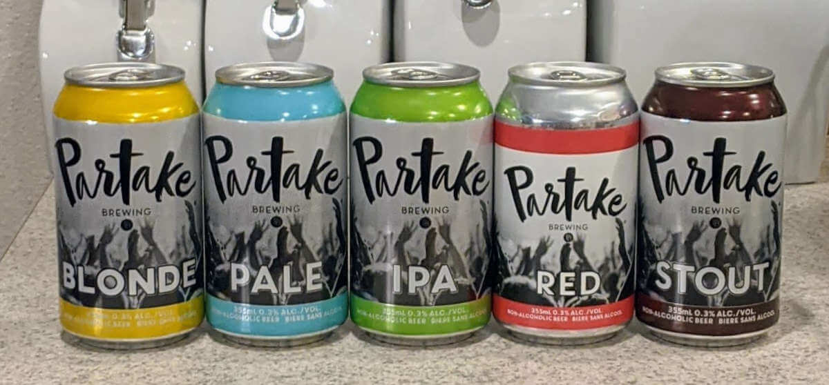 Reviewing the non-alcoholic beers from Partake Brewing
