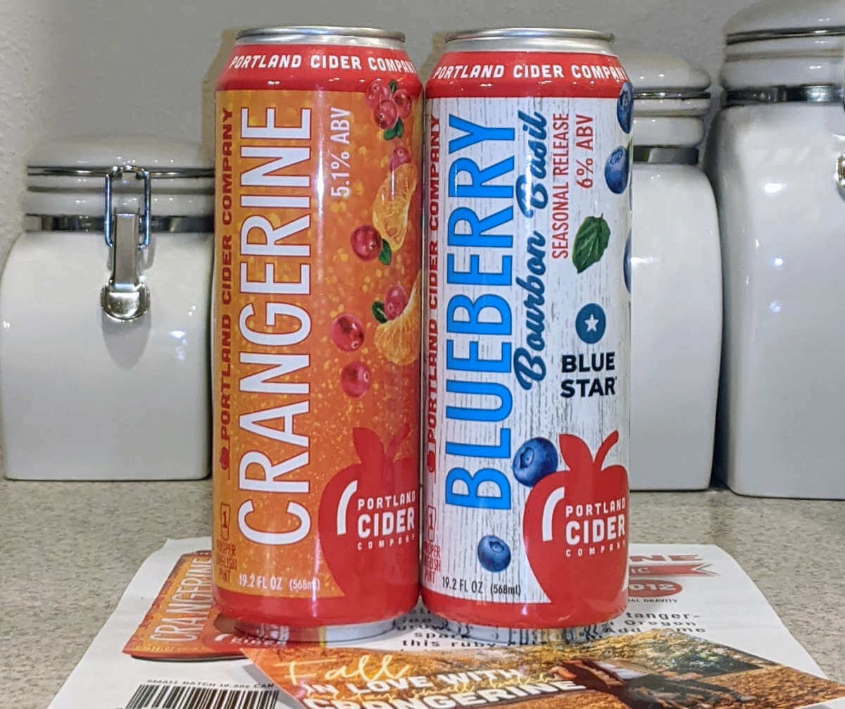 Portland Cider Company releases Crangerine for the holidays, plus the return of Blueberry Bourbon Basil (received)