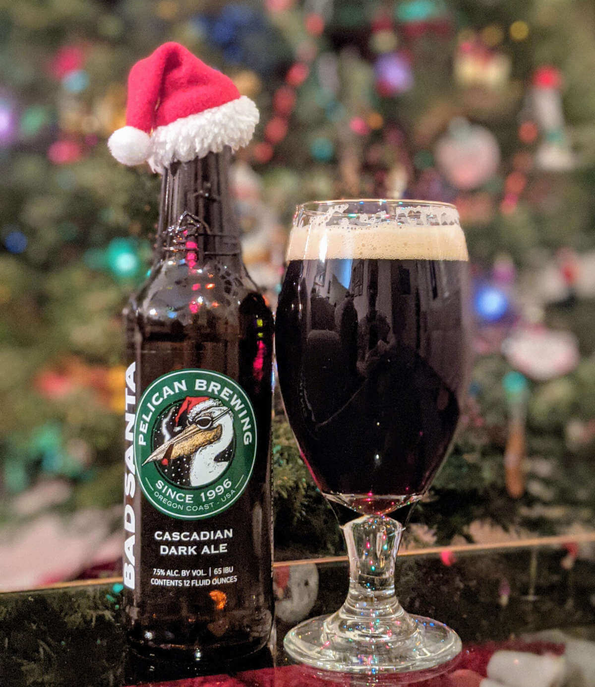Reviewing dark ales from Pelican Brewing: Midnight Malt and Bad Santa