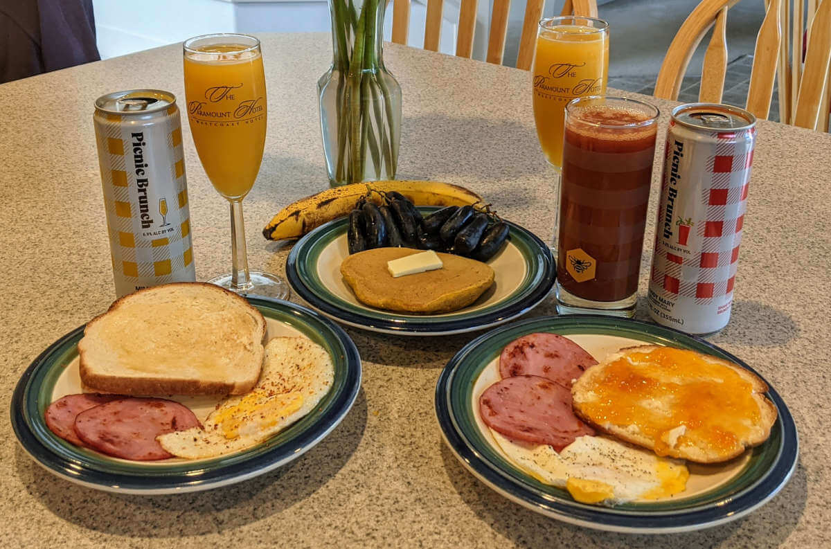 Reviewing brunch with Picnic Brunch canned cocktails