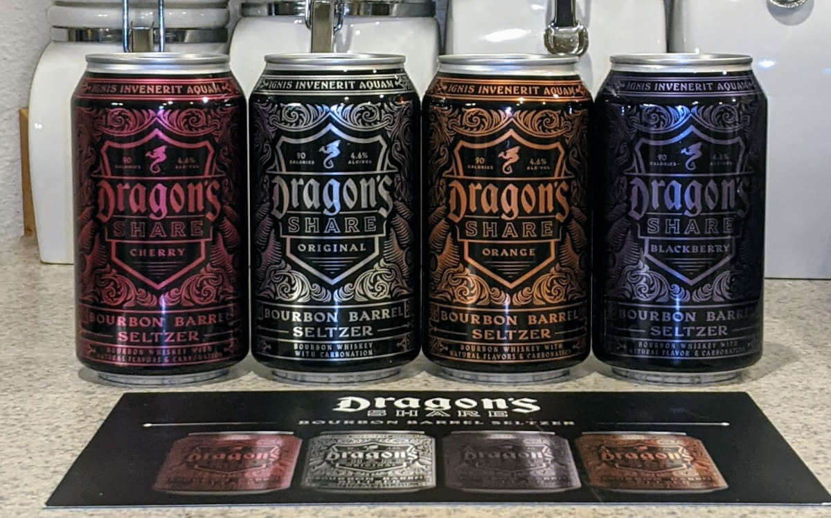 New Holland Brewing’s Dragon’s Share bourbon barrel seltzers