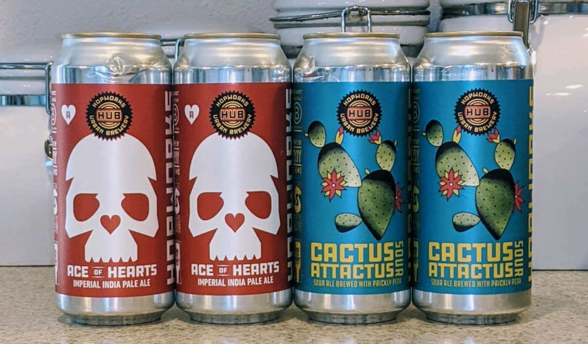 Hopworks’ latest seasonals are out: Ace of Hearts IIPA & Cactus Attactus Sour (received)