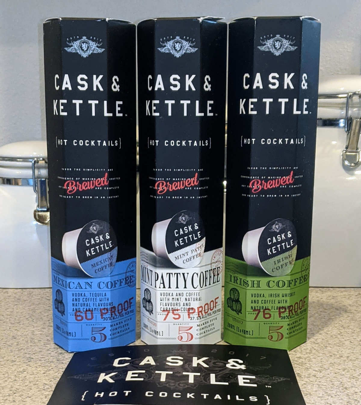 Hot coffee cocktails with Cask & Kettle