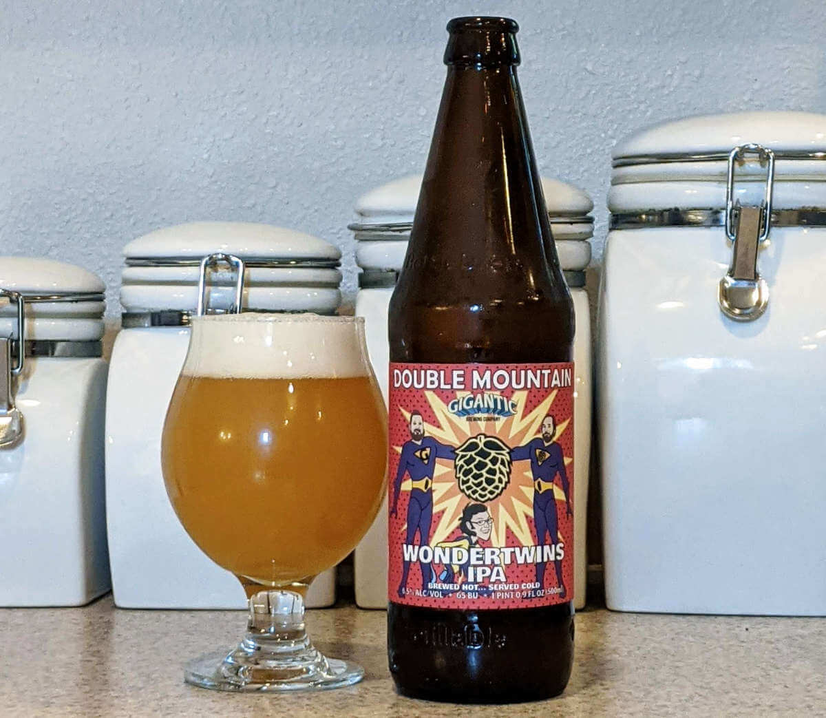 Double Mountain Brewery + Gigantic Brewing = Wondertwins IPA