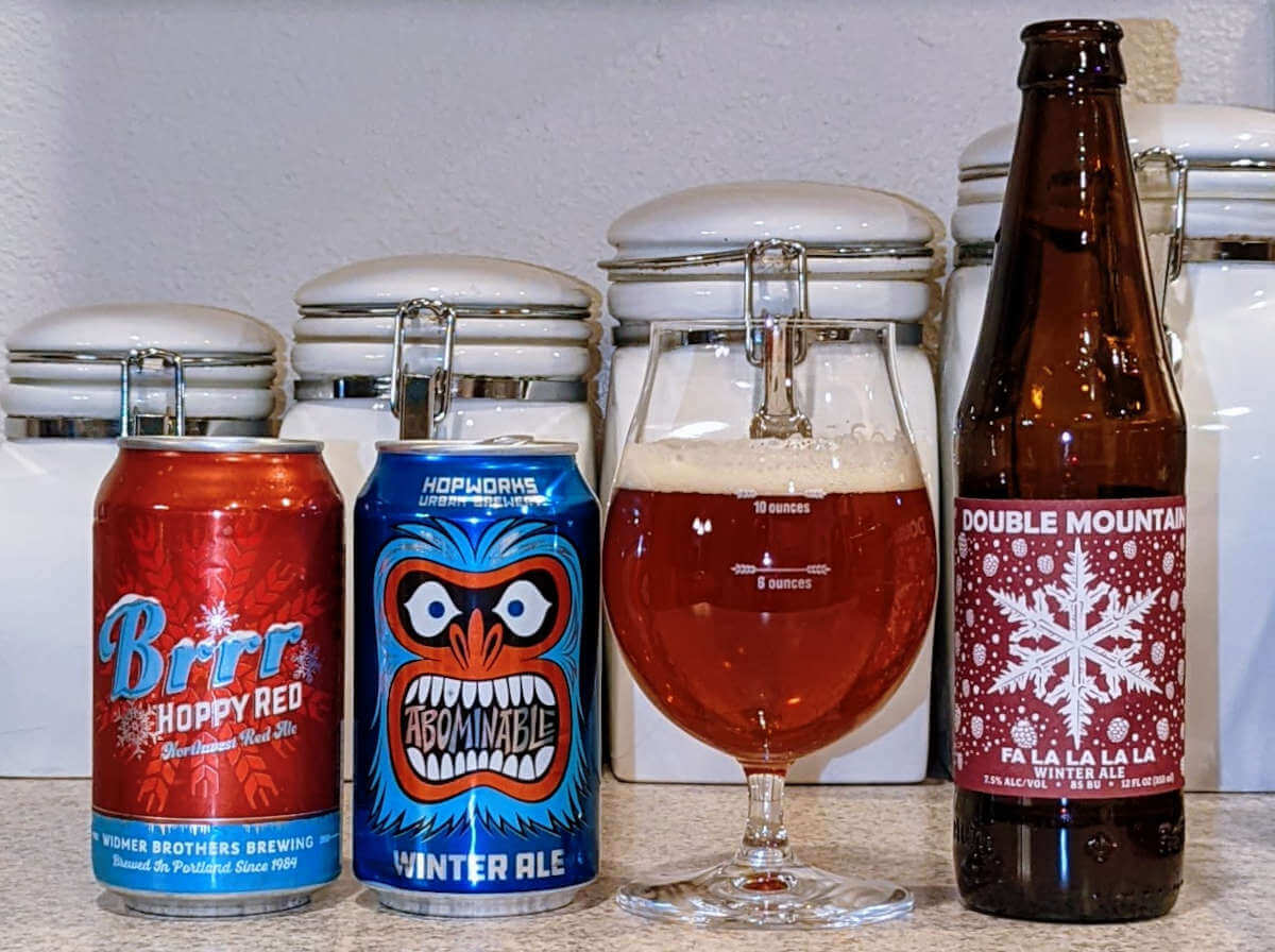 A trio of winter red ale reviews