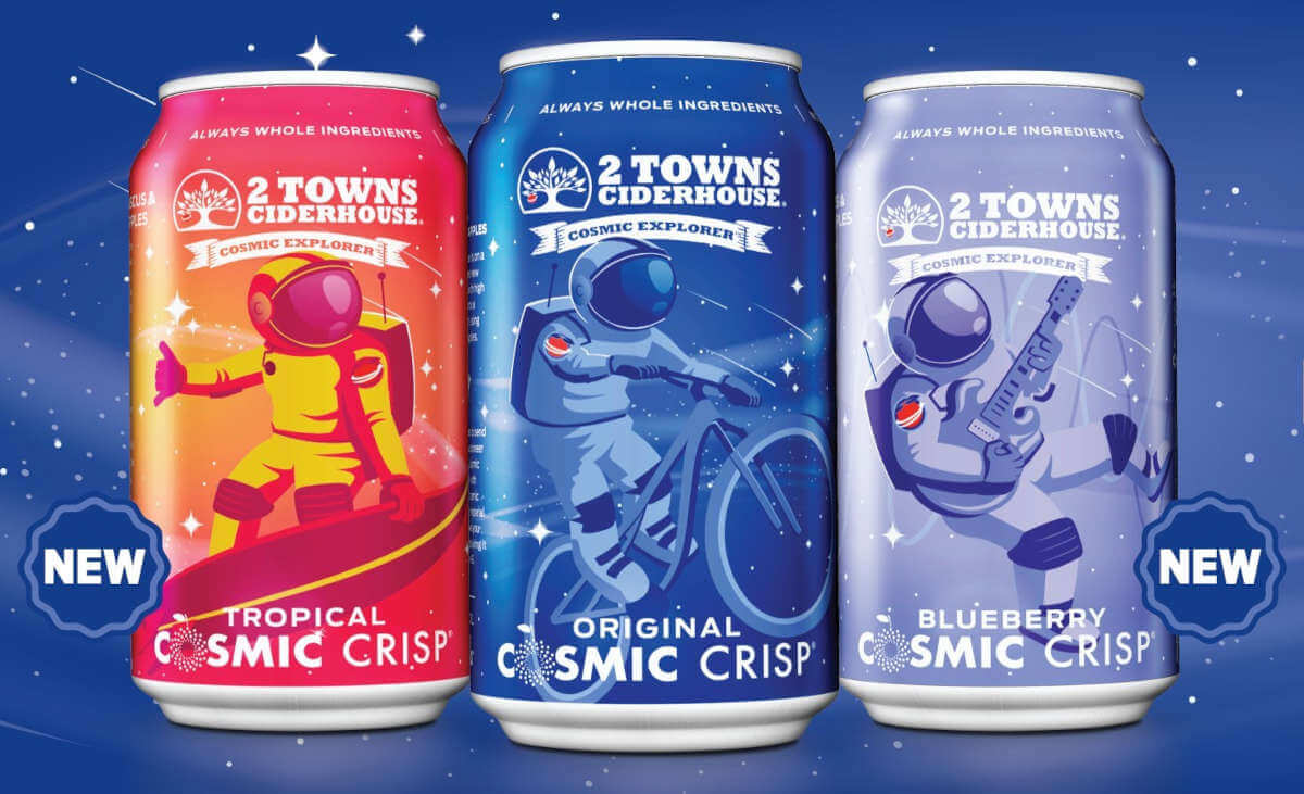 2 Towns Ciderhouse launches imperial cider line, the Cosmic Explorer Series