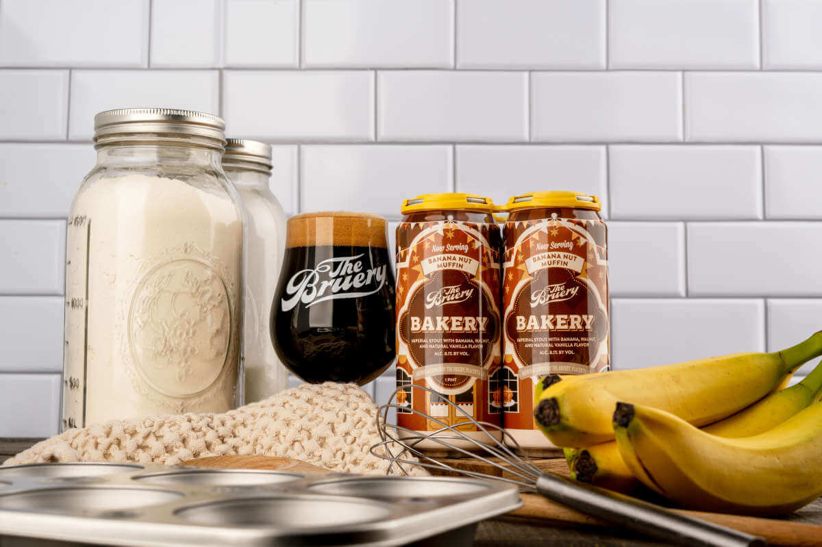The latest in The Bruery’s Bakery Series channels banana nut muffins