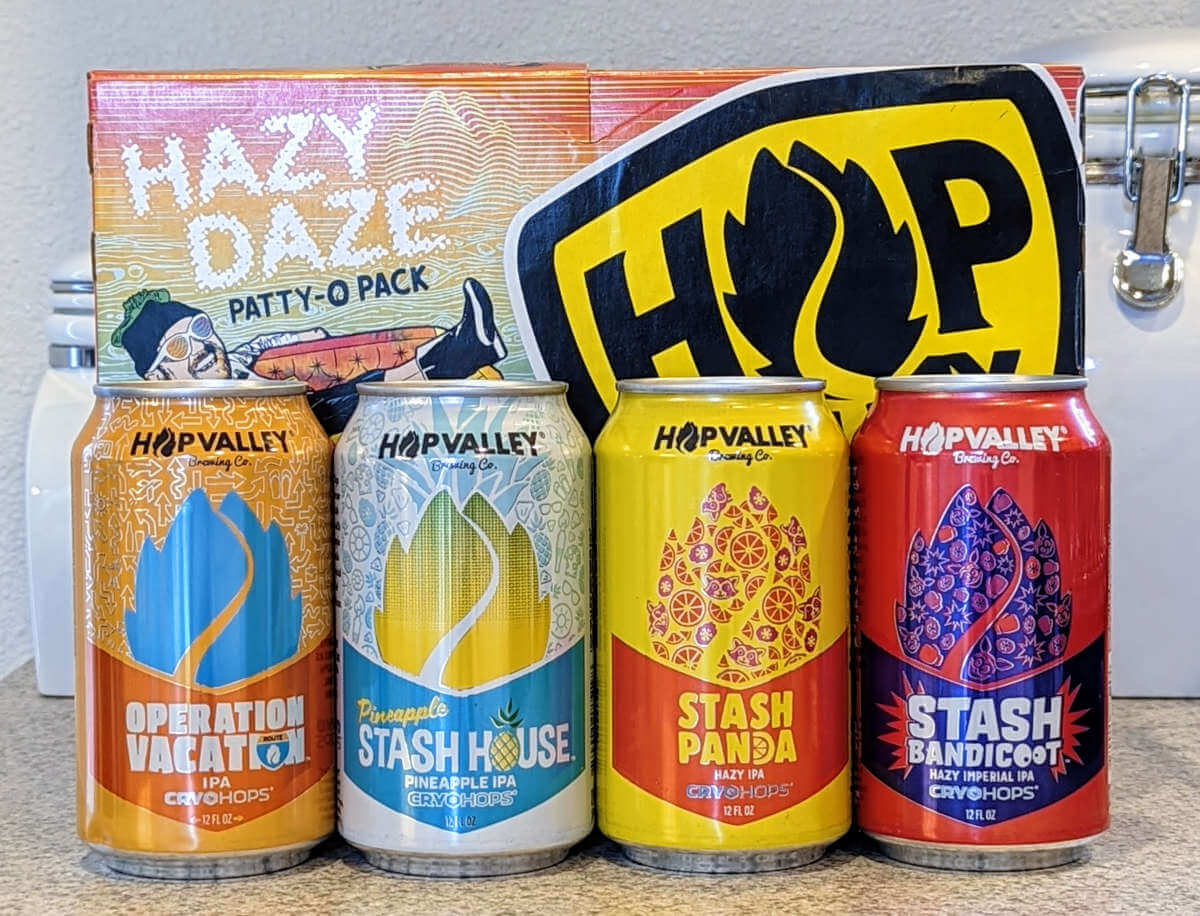 Received: Hop Valley Brewing Hazy Daze mixed pack