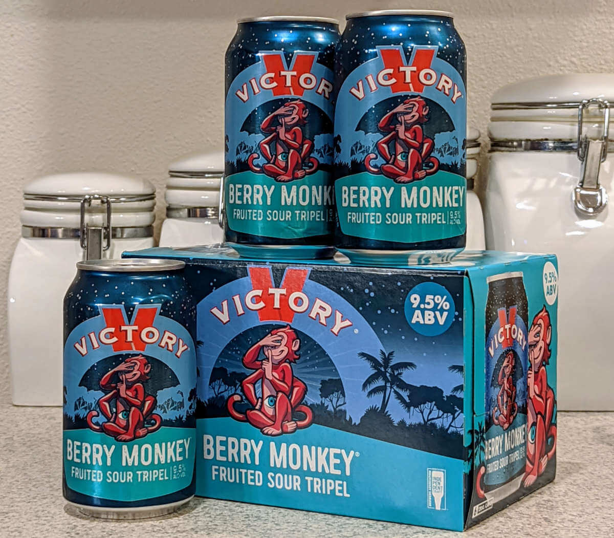 Received: Victory Brewing Berry Monkey Fruited Sour Tripel