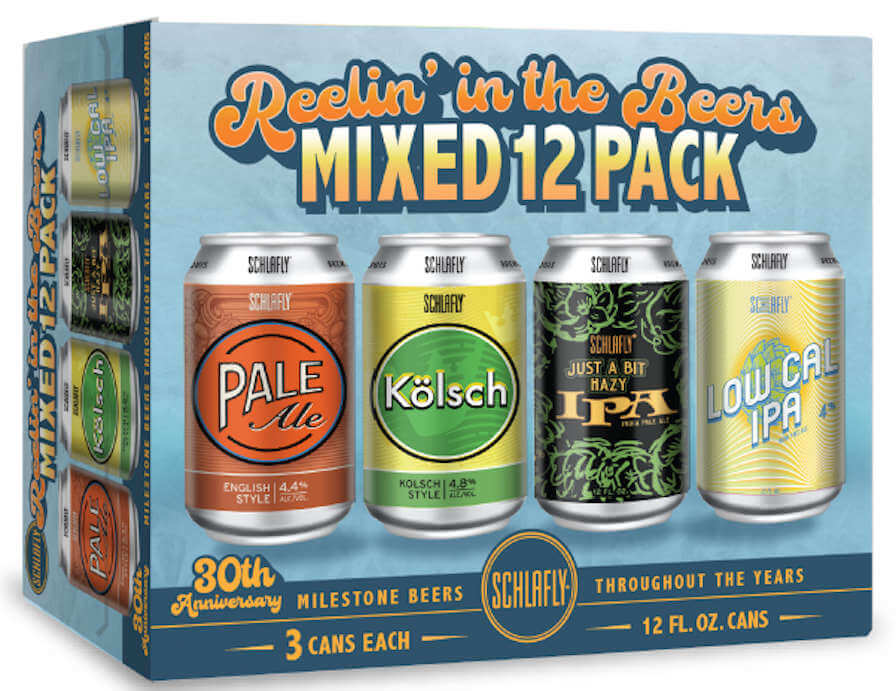 Schlafly Beer is Reelin’ in the Beers with 30th anniversary mixed pack