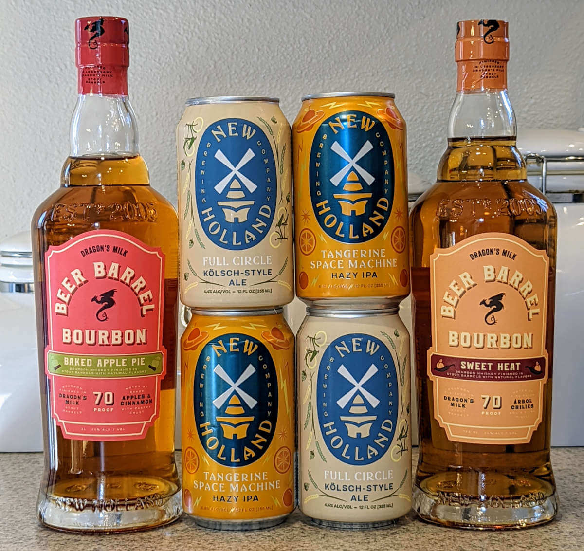 Received: New Holland Brewing spring beers + Dragon’s Milk flavored bourbons