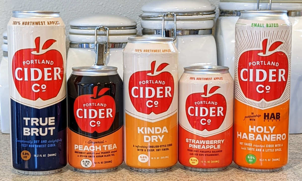 Received: A selection of Portland Ciders — with new varieties and packaging