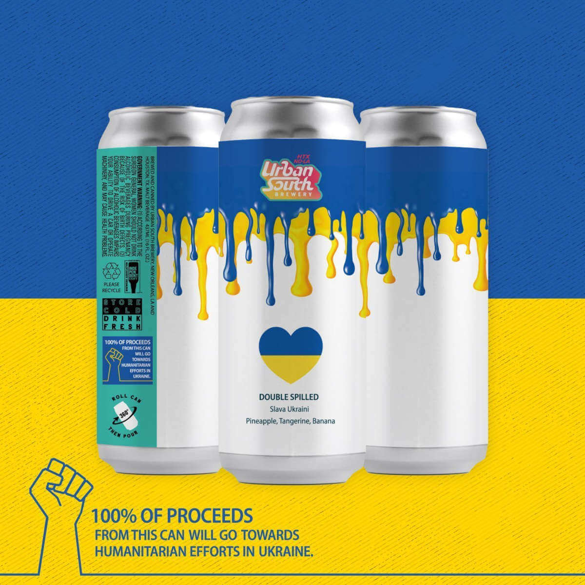 Urban South Brewery releases new beer to benefit humanitarian efforts in Ukraine