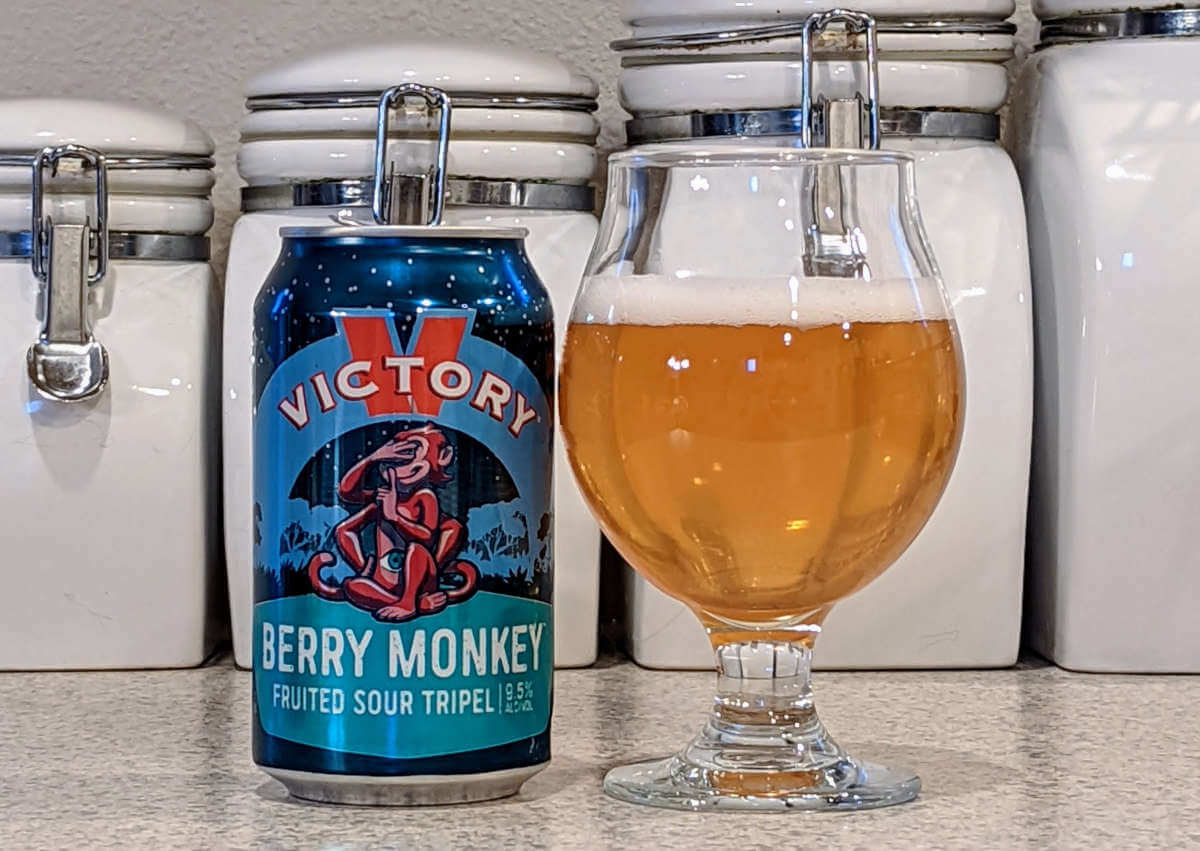 Victory Brewing Berry Monkey Fruited Sour Tripel