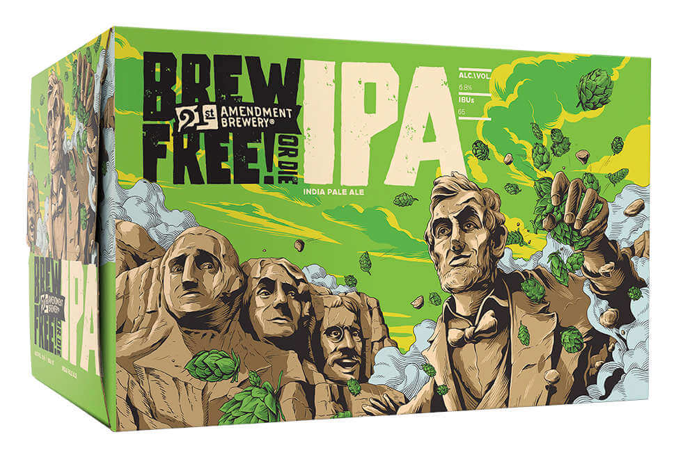 21st Amendment Brewery refreshes Brew Free or Die IPA, adds a hazy version
