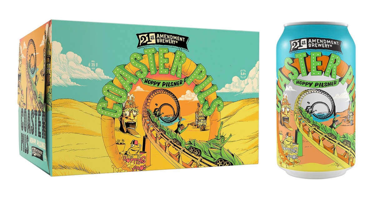 New hoppy pilsner from 21st Amendment Brewery out for summer