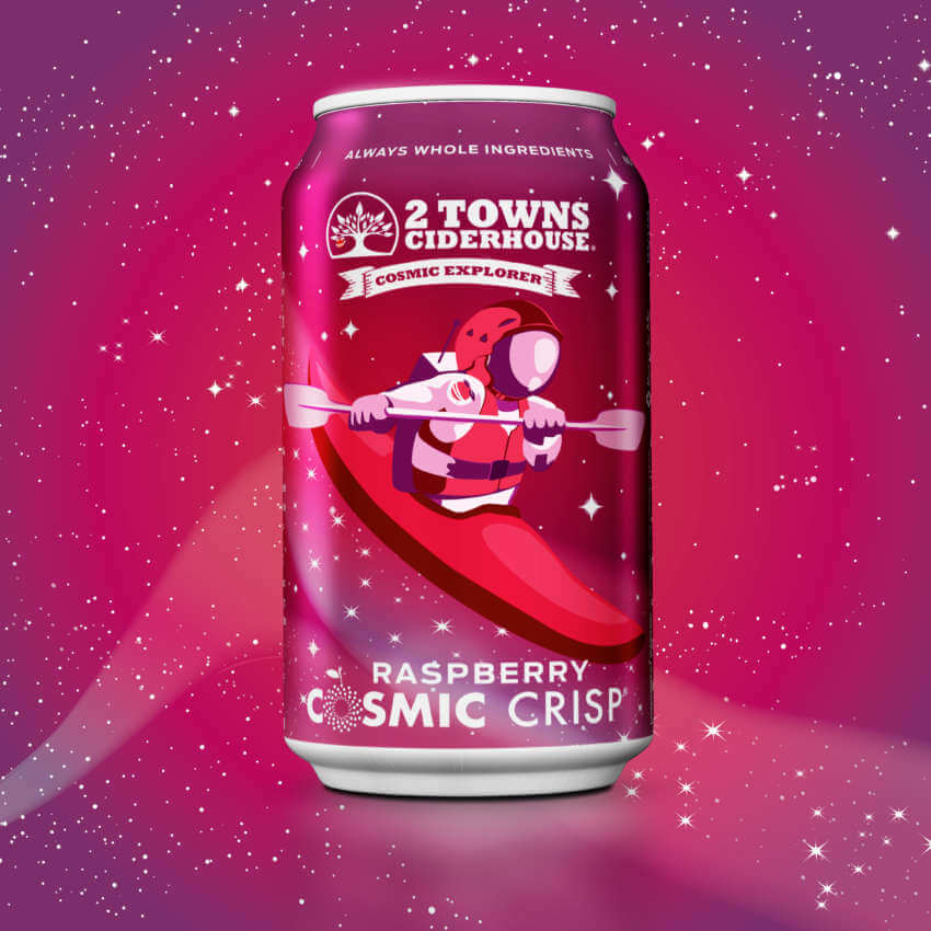 2 Towns Ciderhouse launches Raspberry Cosmic Crisp cider