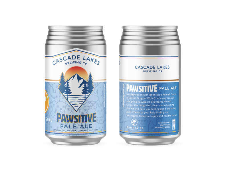 Cascade Lakes Brewing releases Pawsitive IPA benefitting BrightSide Animal Center