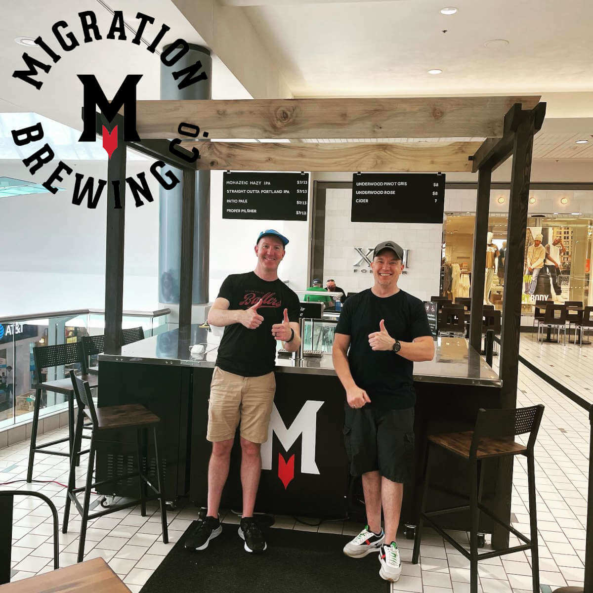 Migration Brewing opens beer garden in Washington Square Mall