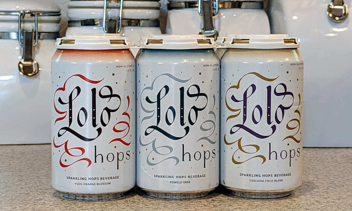 Received: Lolo Hops non-alcoholic sparkling hop beverage