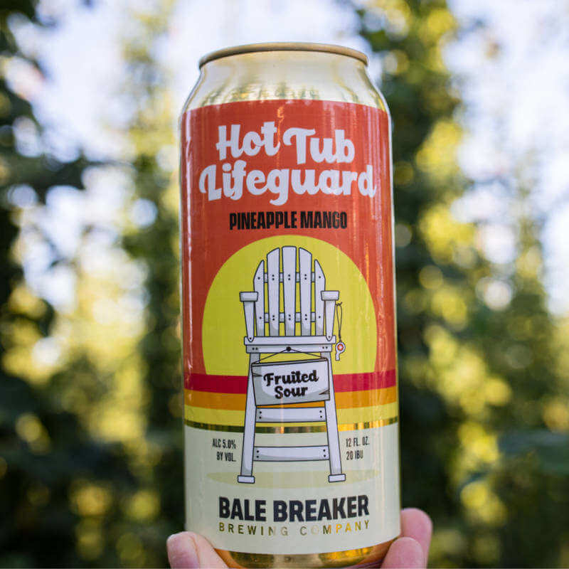 New from Bale Breaker Brewing: Hot Tub Lifeguard Fruited Sour