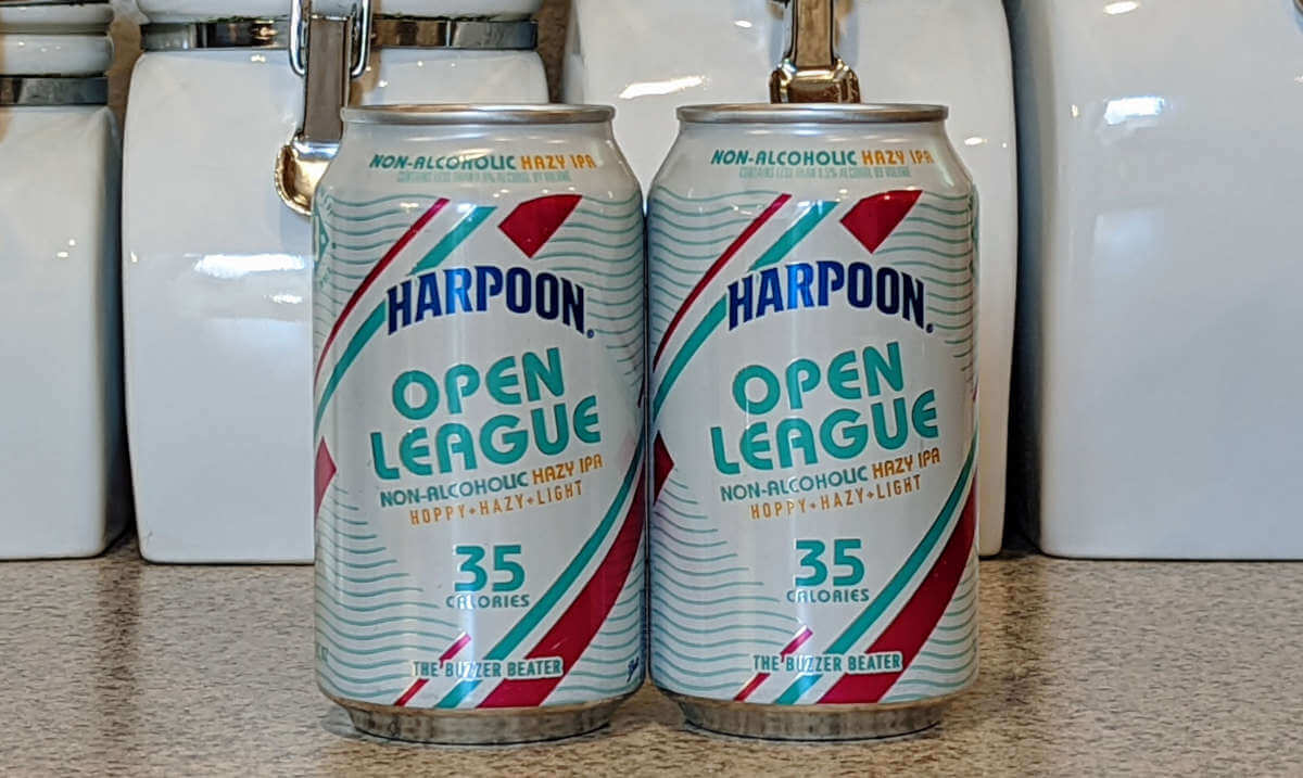 Received: Harpoon Brewery Open League Non-Alcoholic Hazy IPA