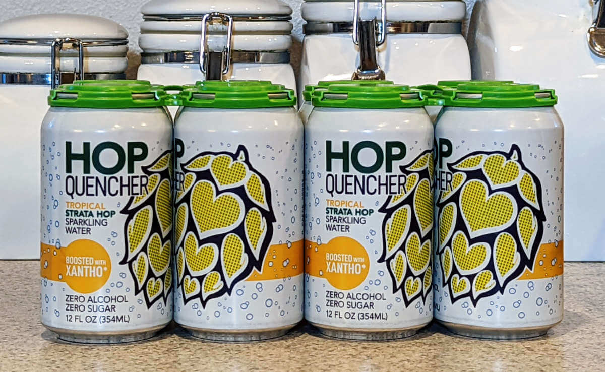 Received: Hop Quencher, a new sparkling hop water from Worthy Brewing