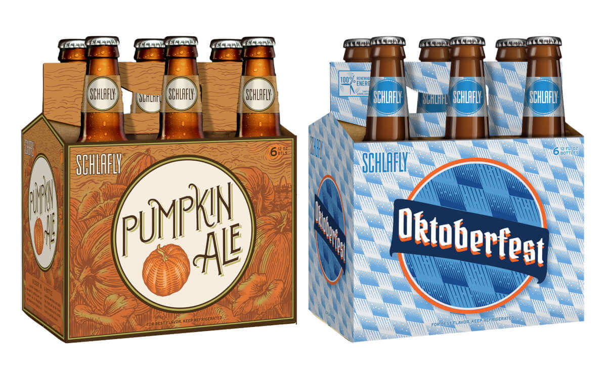 Two of Schlafly Beer’s fall favorites return: Pumpkin Ale and Oktoberfest