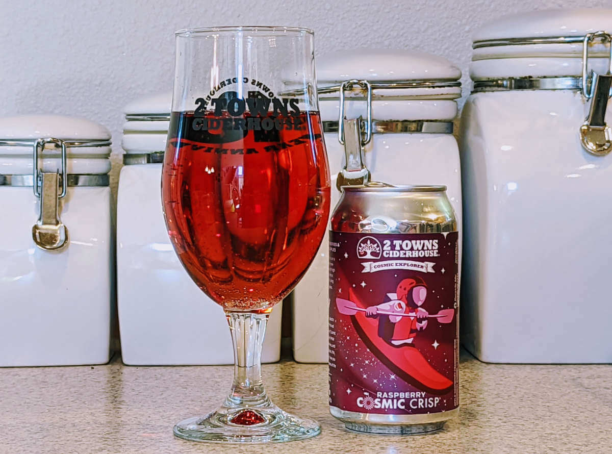 Review: 2 Towns Ciderhouse Raspberry Cosmic Crisp Imperial Cider