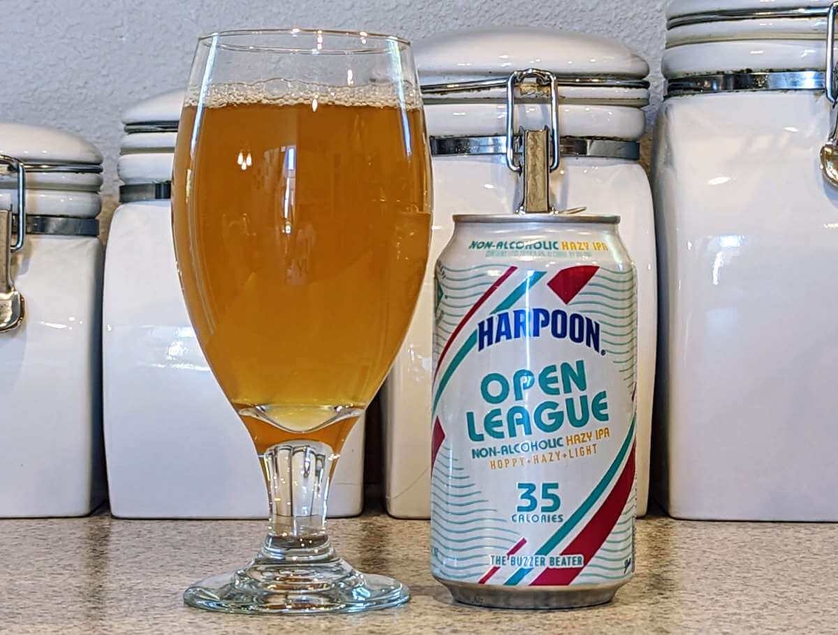 Review: Harpoon Brewery’s first non-alcoholic beer, Open League NA Hazy IPA