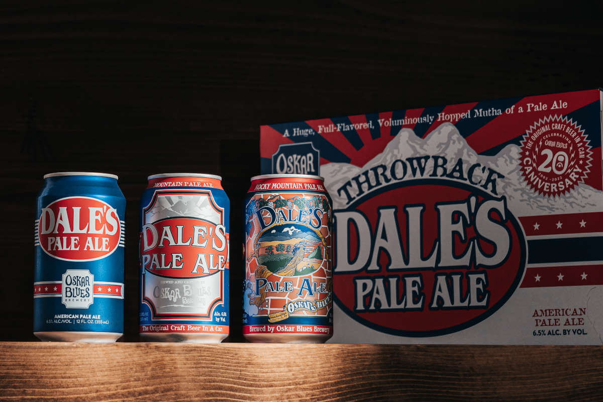 Oskar Blues Brewery releases Throwback 15-Pack to celebrate 20 years of Dale’s Pale Ale