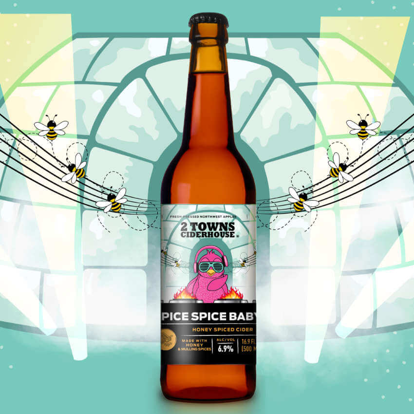 2 Towns Ciderhouse warms up the holidays with Spice Spicy Baby